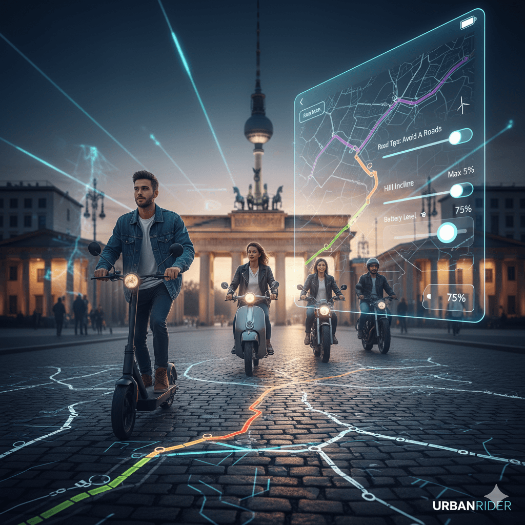 Urban Rider: moped and scooter navigation for the urban explorer.